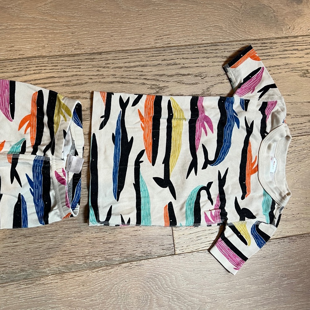 Hanna Andersson Whale Pajamas 3T